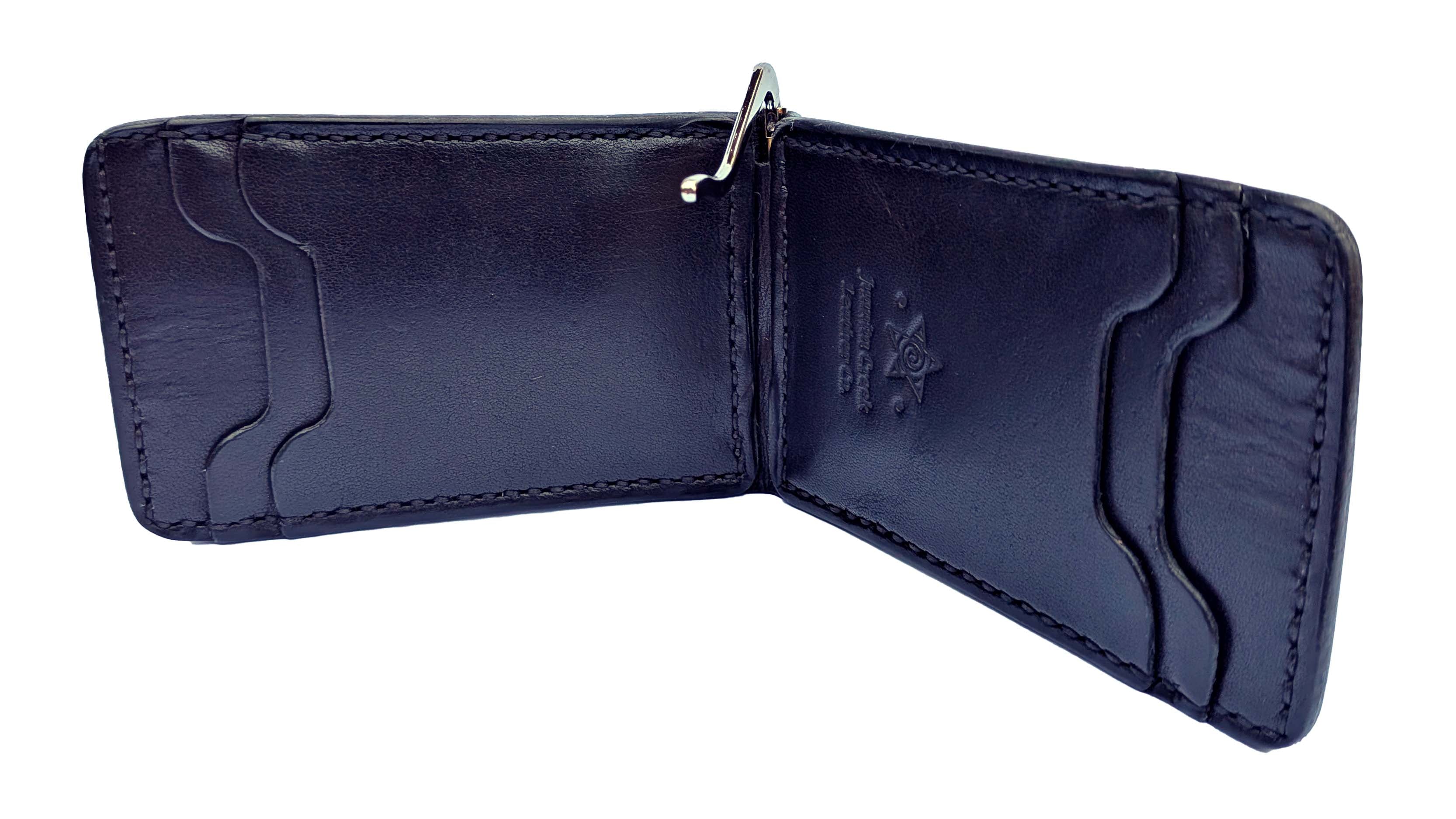 Radek Bi-Fold Money Clip Wallet, Black