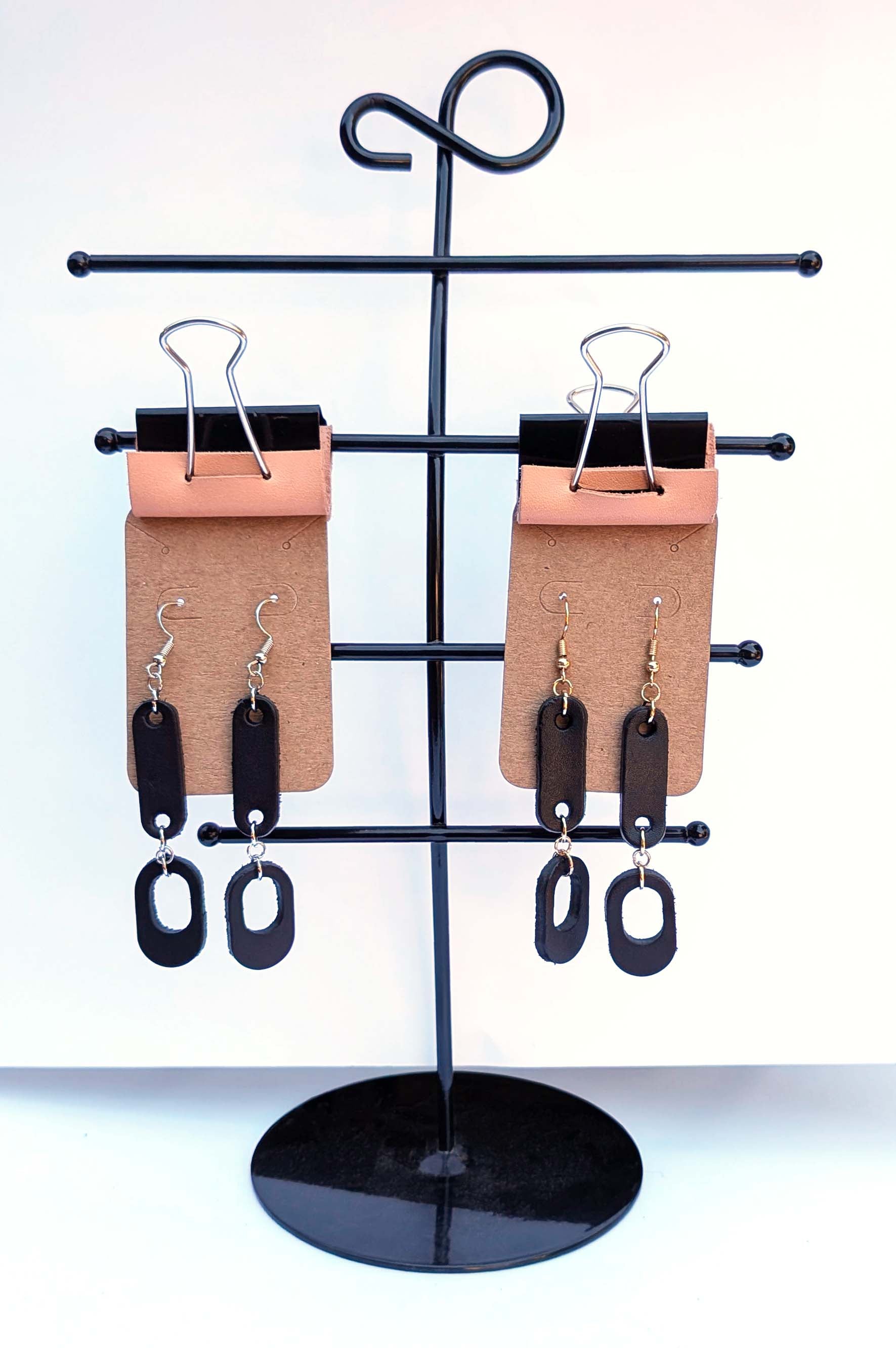 Vachetta Dangle Earrings