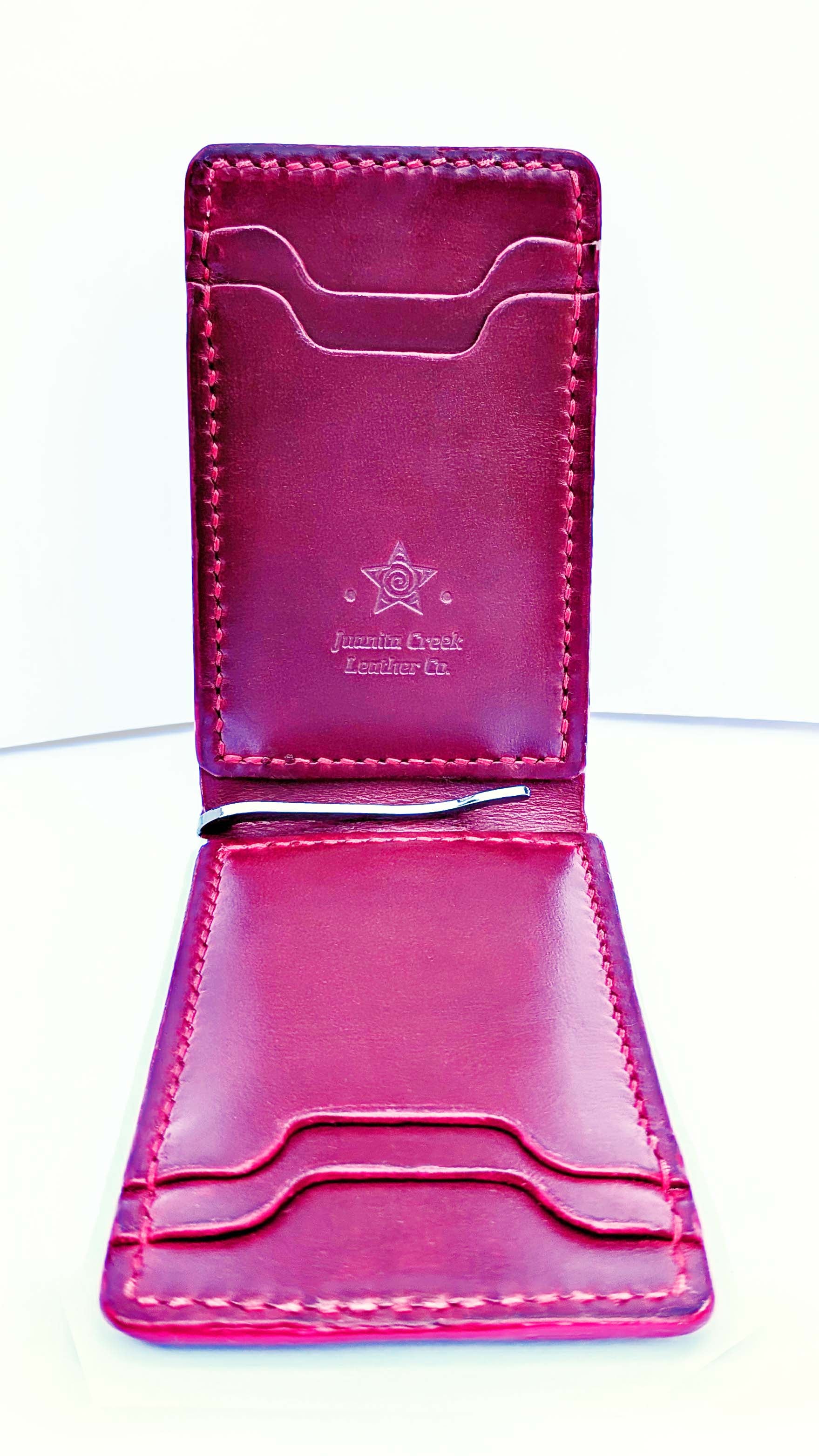 Radek Bi-Fold Money Clip Wallet, Red